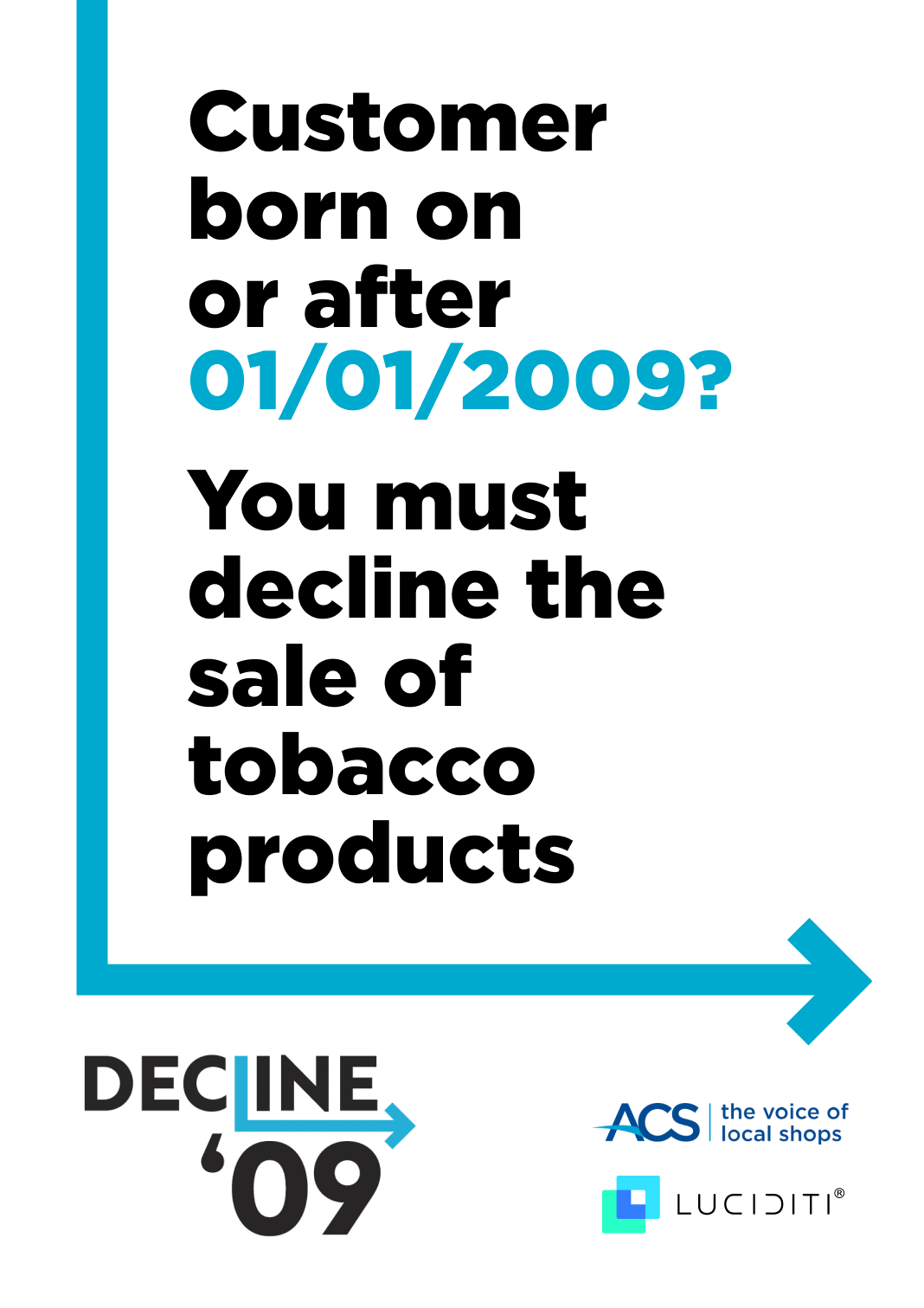 Decline '09 campaign logo